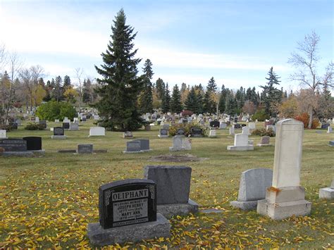 Cemeteries in Calgary, Alberta .